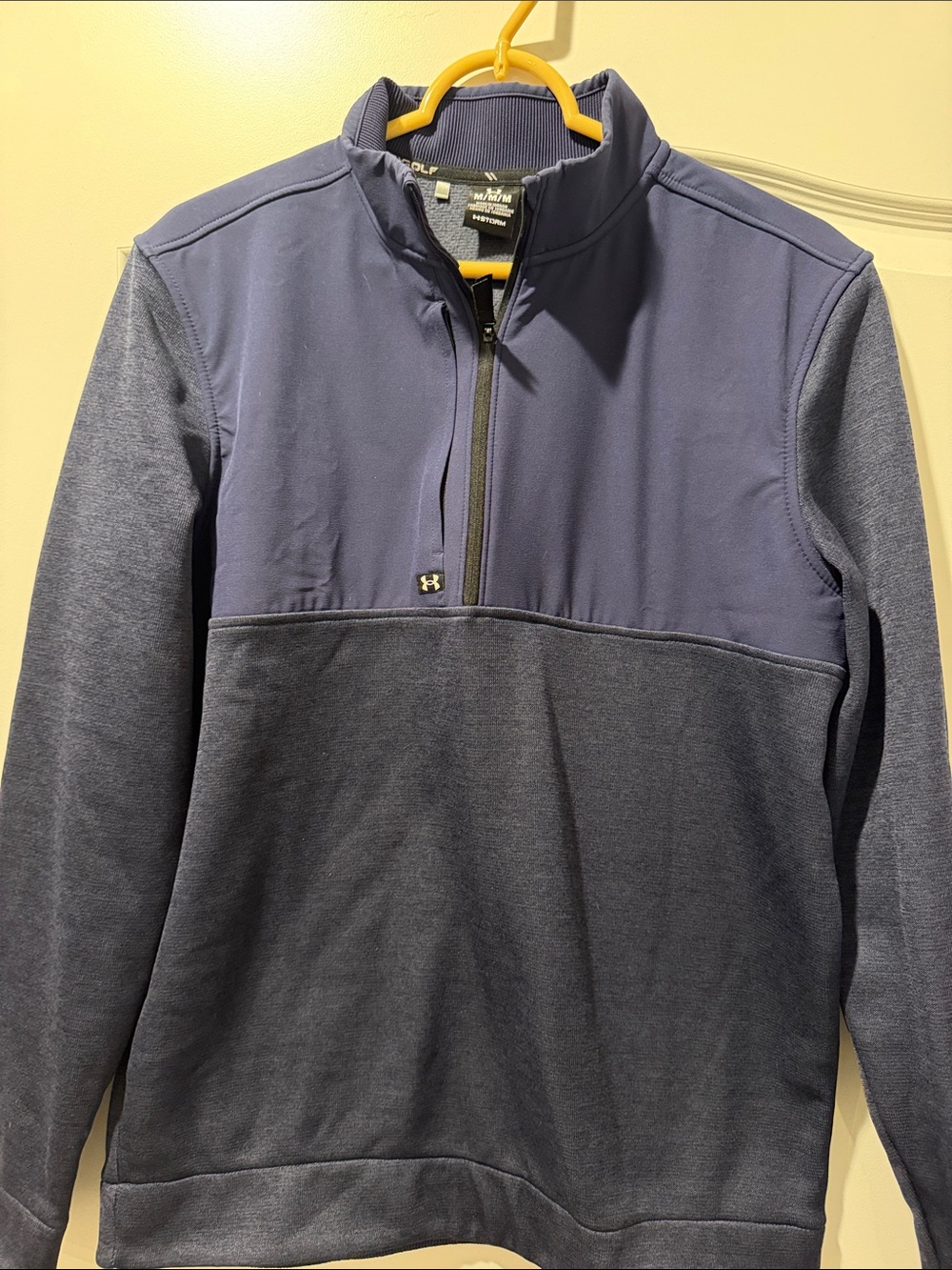 Under Armour Men’s Navy and Dark Navy Quarter-Zip Light Weight Jacket Type